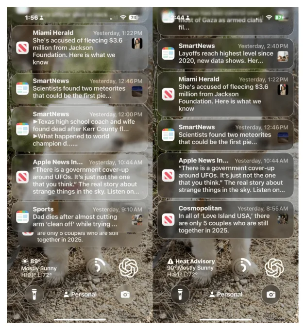 iOS 26 dev beta 2 vs iOS 26 dev beta 3©@eassiyofficial