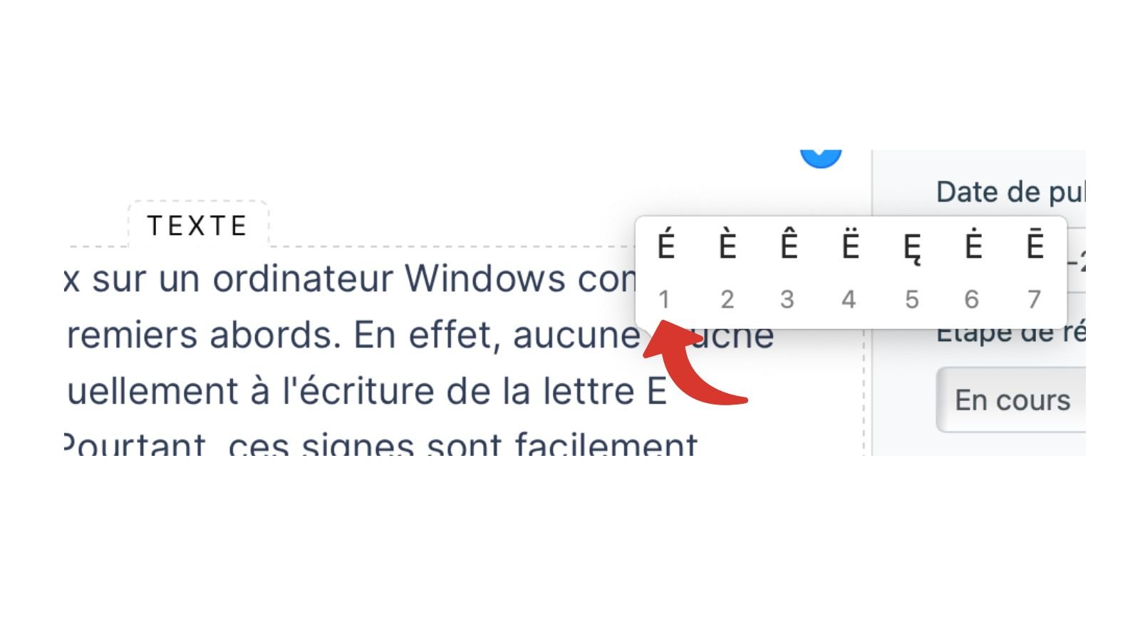 Sélection rapide des caractères spéciaux sur macOS ic