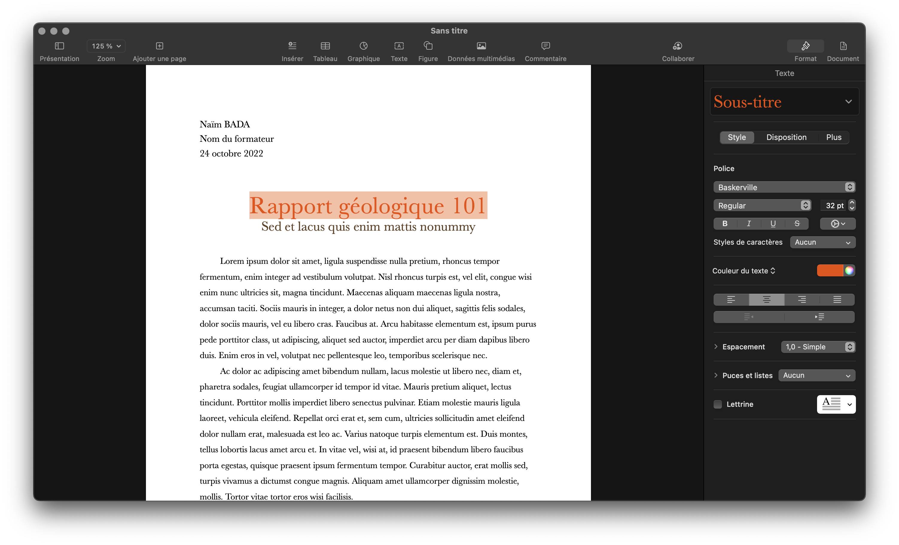 Pages Mac