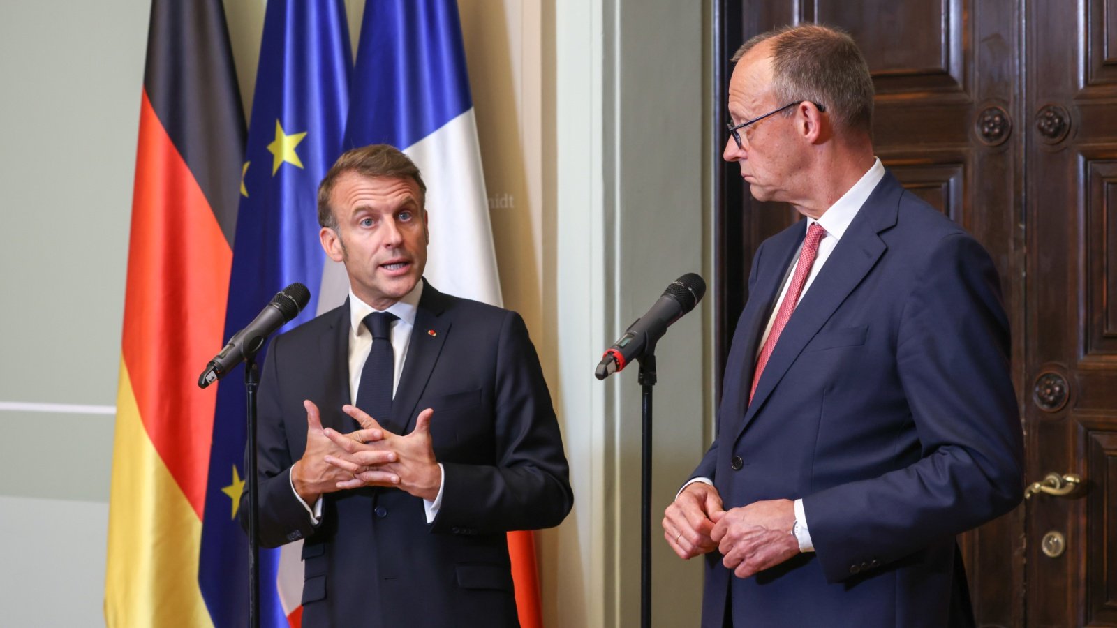 Le couple franco allemand en plein rétropédalage sur la fin du thermique dans l'UE ? ©EUS-Nachrichten x Shutterstock