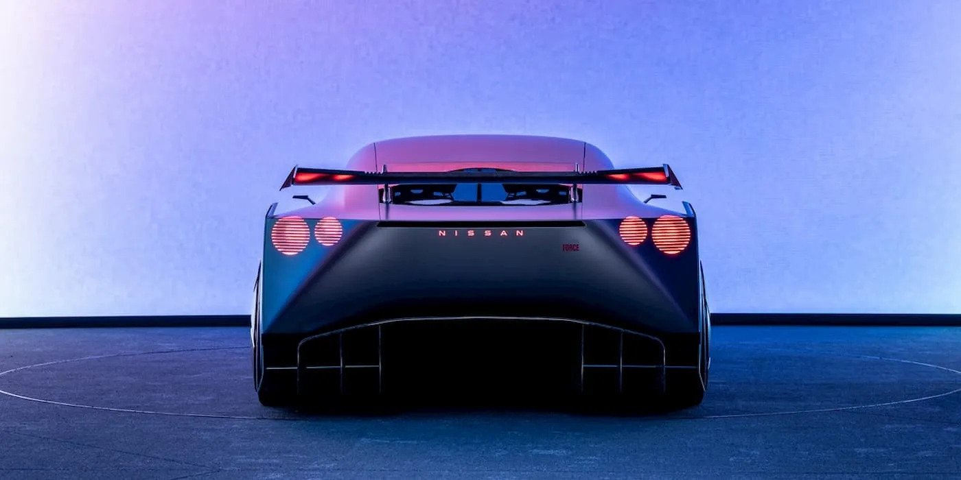 Le concept Hyper Force EV rappelle nettement la face arrière de la GT-R grâce à ses feux ronds © Nissan