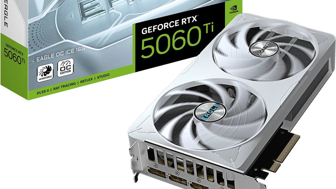 La RTX 5060 Ti Eagle introduit un PCB spécial. ©Gigabyte