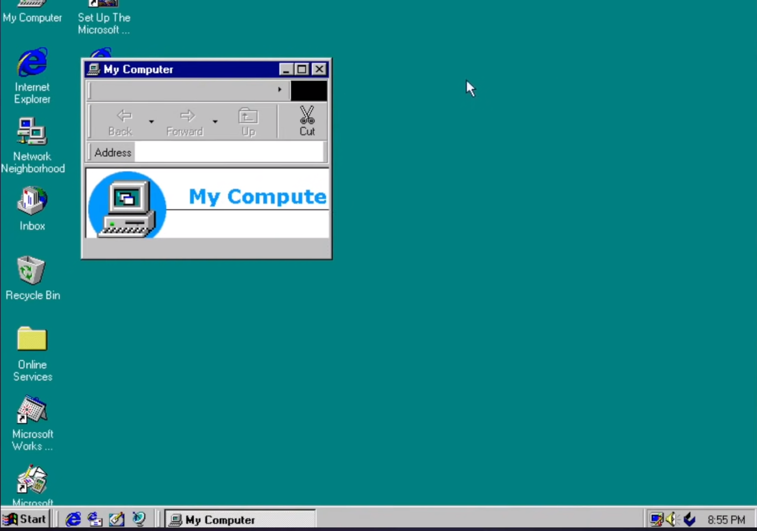 Inspirée du système Apple Macintosh, l'interface a considérablement simplifié l'utilisation de l'ordinateur pour les novices © Capture d'écran / Dan Wood / YouTube