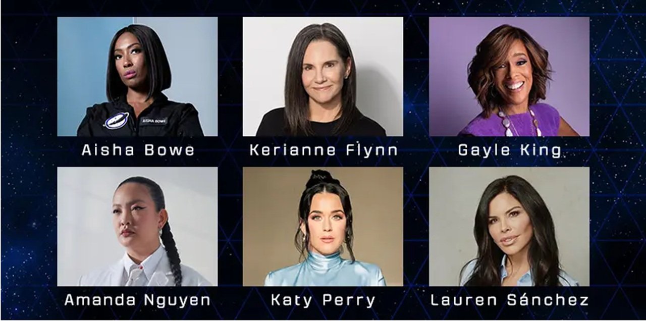 Un équipage 100 % féminin et diversifé pour ce vol - ©Blue Origin