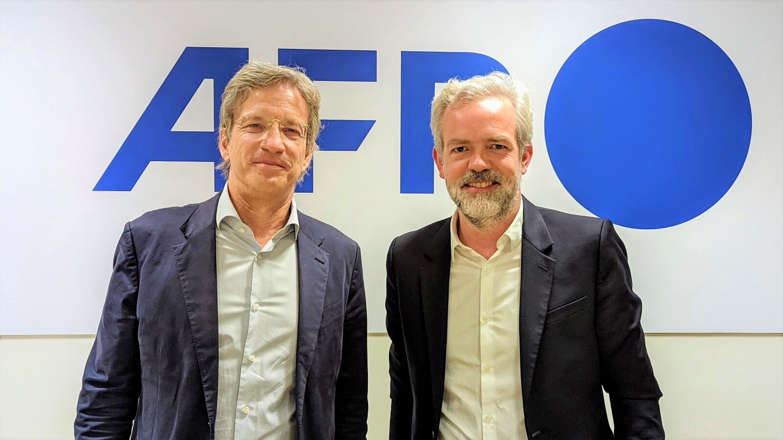 Fabrice Fries et Sebastien Missoffe (© AFP/Google)