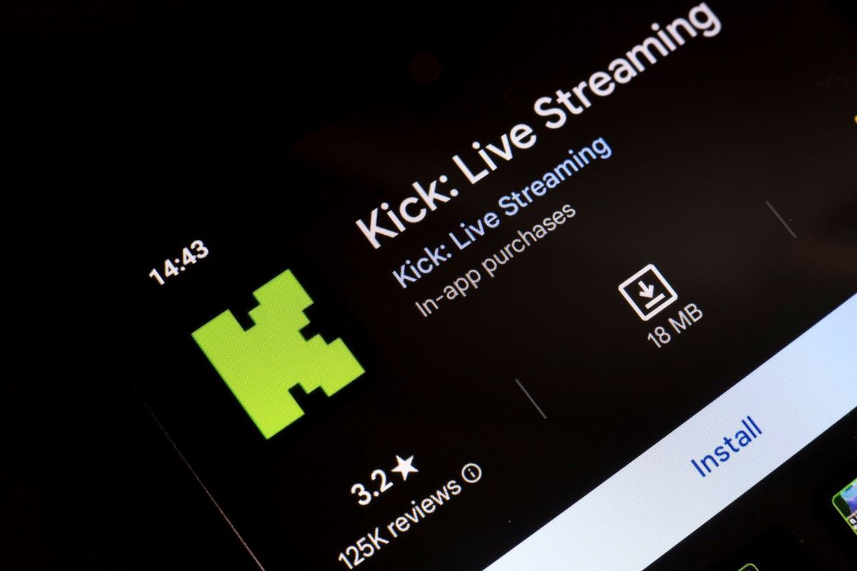 Kick a été créé en 2022 pour concurrencer Twitch - ©jackpress / Shutterstock