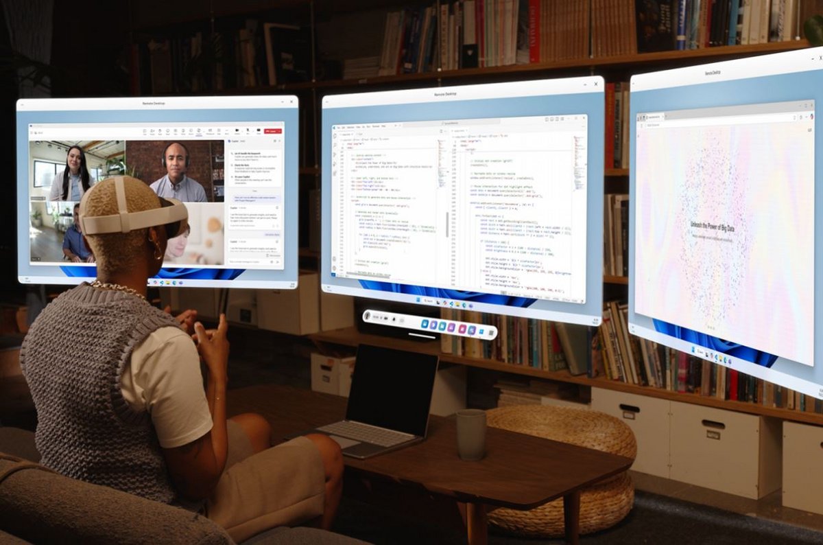 Rejouez Minority Report dans votre salon avec votre casque VR Meta et Windows 11. ©Microsoft