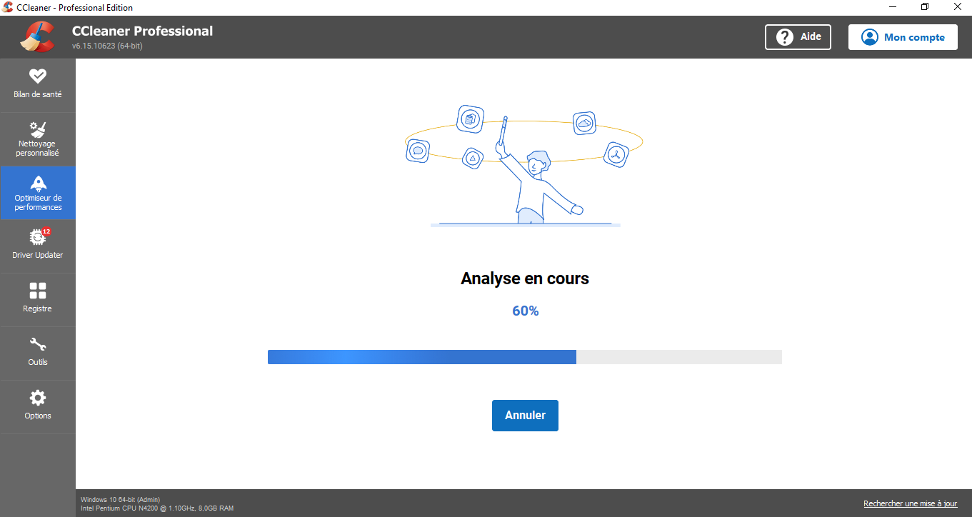Optimisateur de performances CCleaner Pro 2023 FR