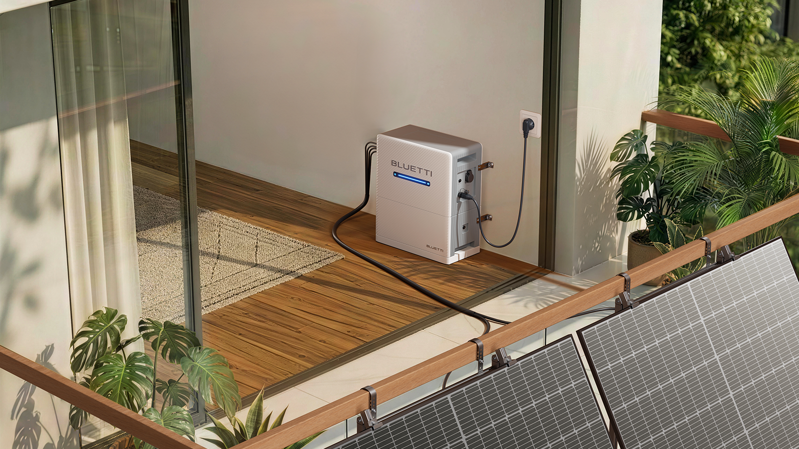 Le Balco 260 va bien plus loin que les premiers kits plug-and-play, avec jusqu’à 2 300 W de puissance hors réseau. ©Bluetti