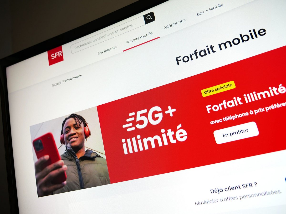 SFR intègre la 5G+ à ses forfaits premium et étend son roaming international © Alexandre Boero / Clubic