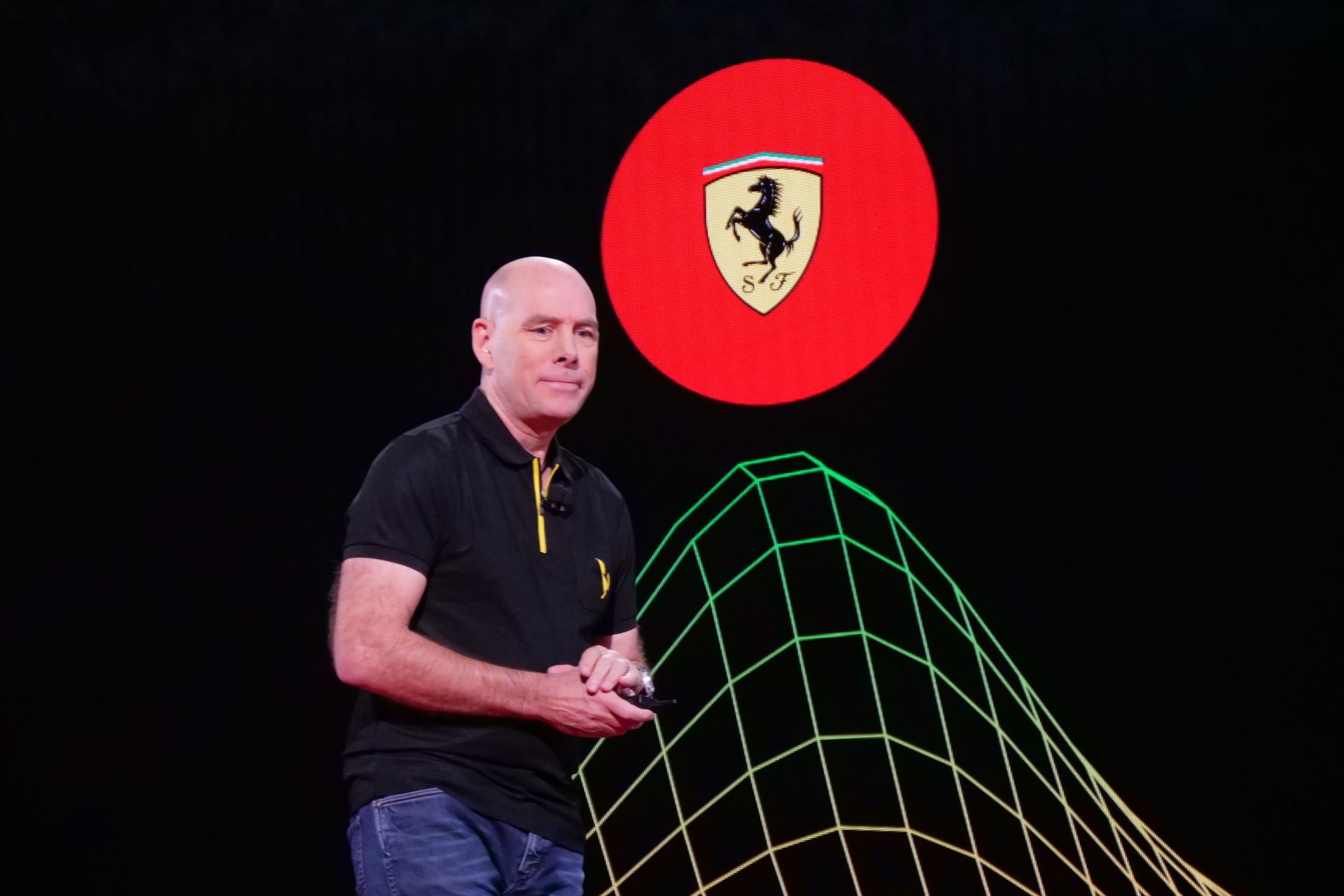 AWS est l'un des partenaires de la Scuderia Ferrari et de la F1 - AWS re:Invent 2022, Las Vegas © Alexandre Boero pour Clubic