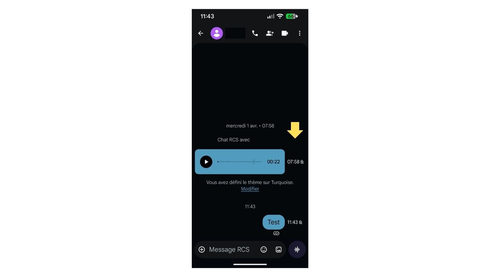 Découvrez l'heure d'envoi de tous les messages. ©Google