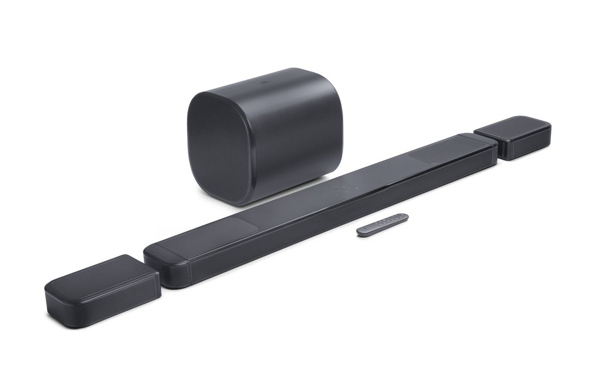 La JBL Bar 1300MK2 ne compte pas moins de 29 speakers. © JBL
