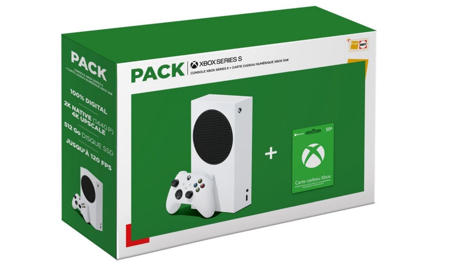 Un joli pack Xbox Series S proposé par Fnac.
