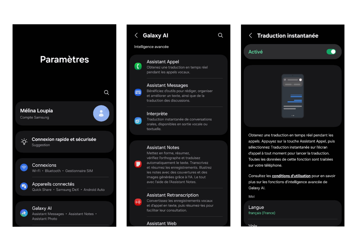 Il est possible de retirer l'IA dans son Samsung pour certaines tâches - ©Mélina LOUPIA / Clubic