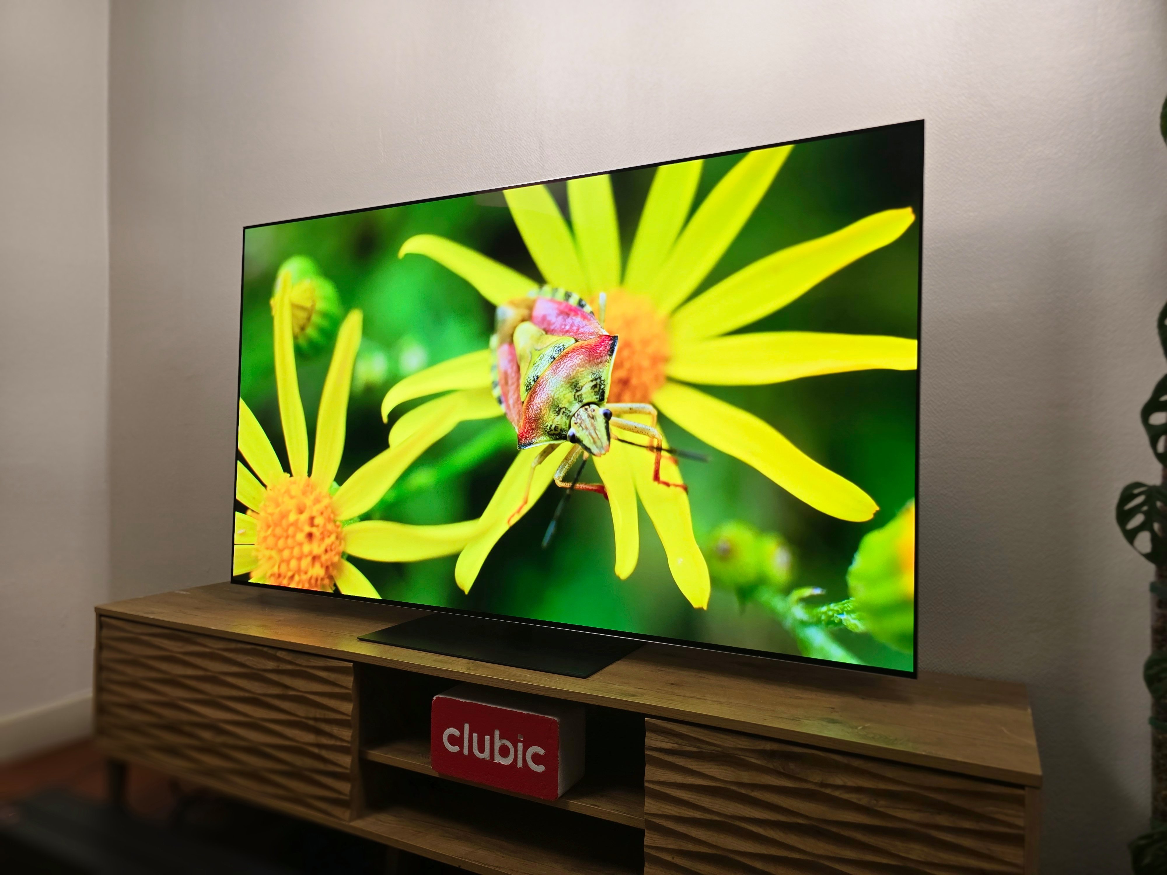 Le LG OLED G5 et sa dalle Tandem RGB. © Matthieu Legouge