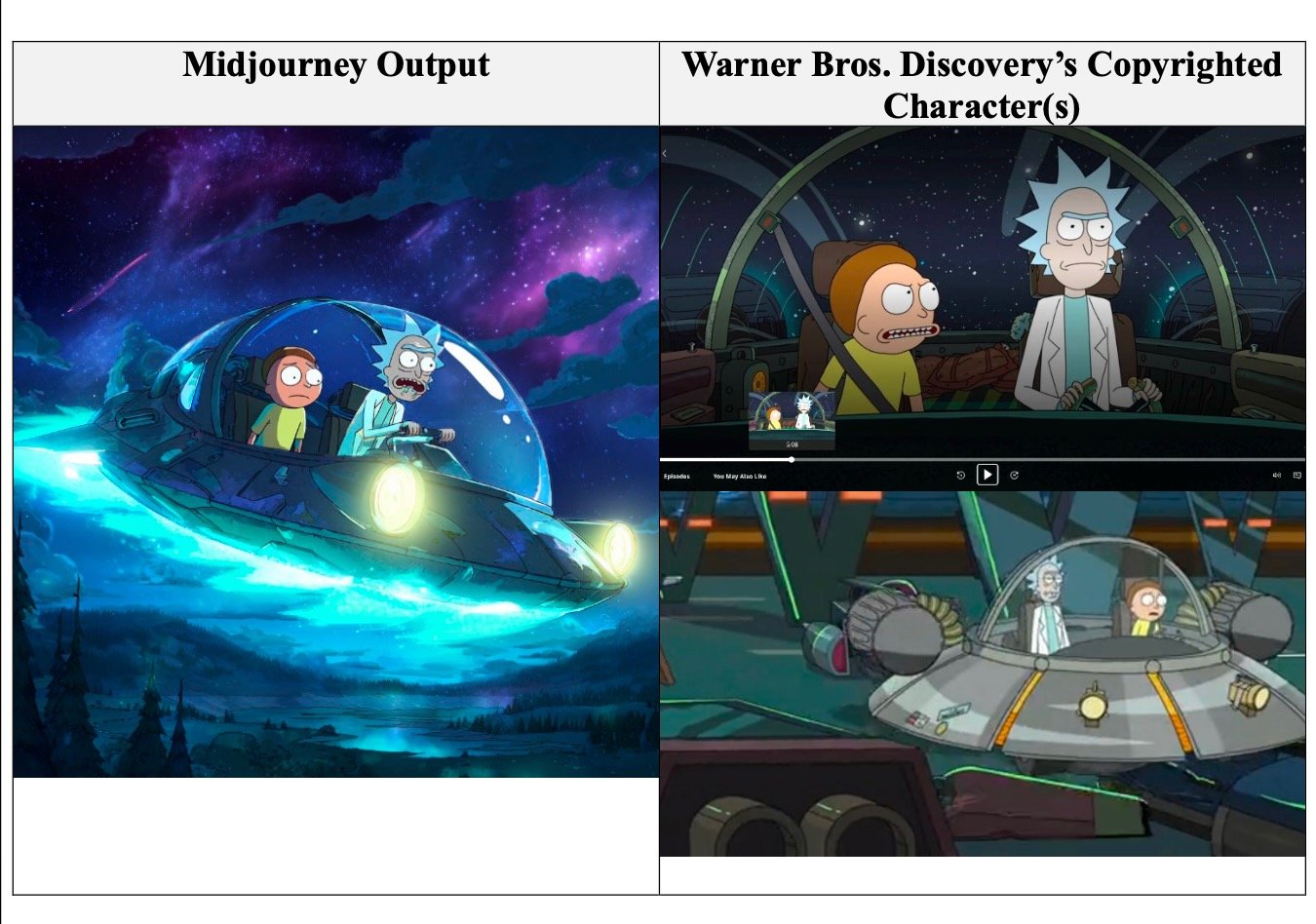 Des images confondantes, reproduites illégalement. ©Warner Bros. Discovery
