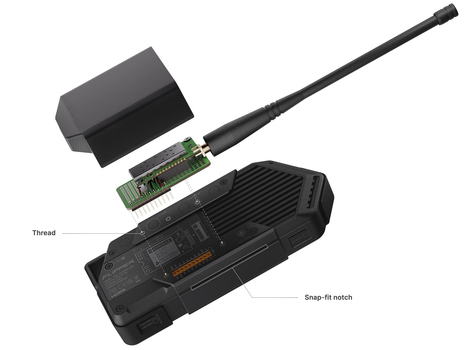 Flipper One, radio modulaire © Flipper Devices
