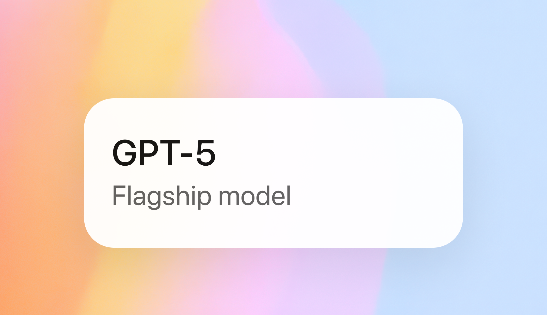 GPT-5 est disponible dès aujourd'hui, et gratuitement ! © OpenAI