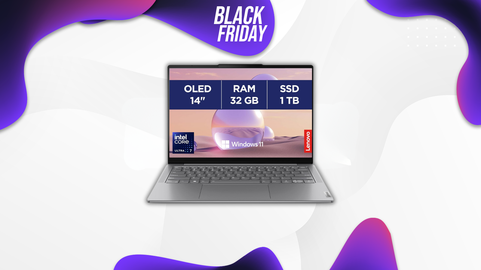Le Lenovo Yoga Slim 7 OLED n’a jamais été aussi abordable : 849 € seulement avant le Black Friday © clubic