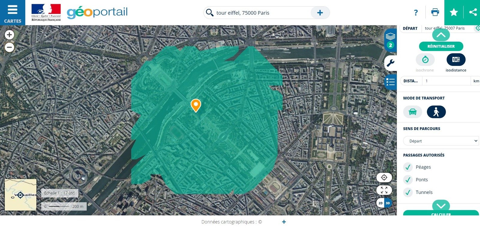 Géoportail, simple et efficace