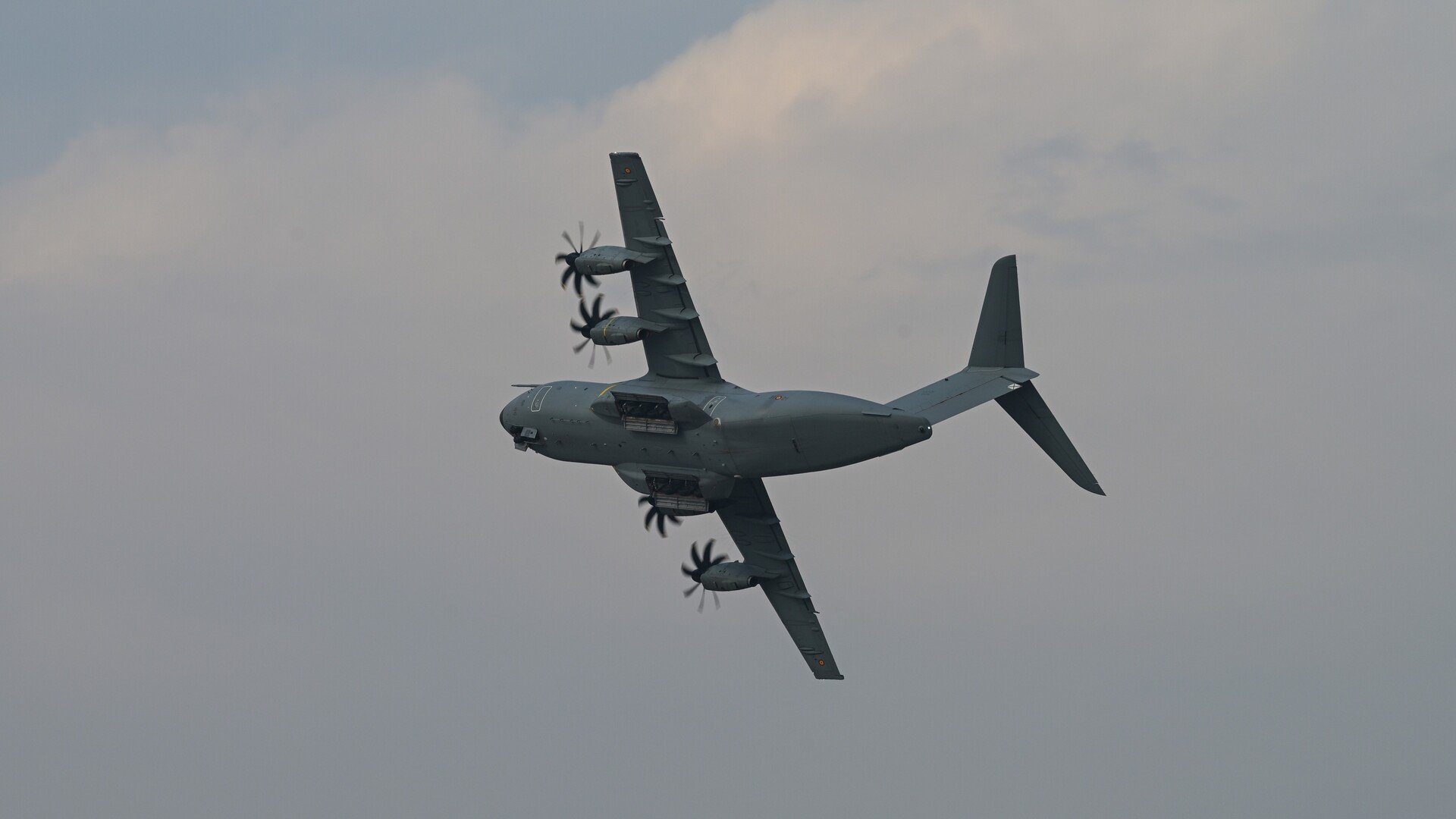 Voici l'Airbus A400 M, ici en plein vol. © Airbus SAS 2026