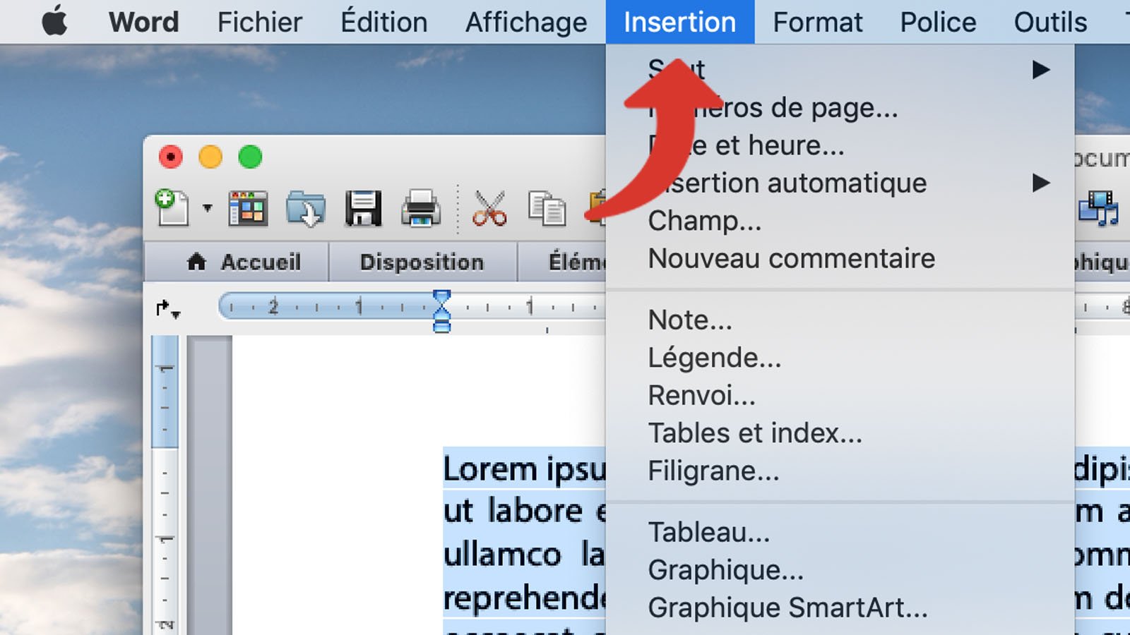 tutoriel word
