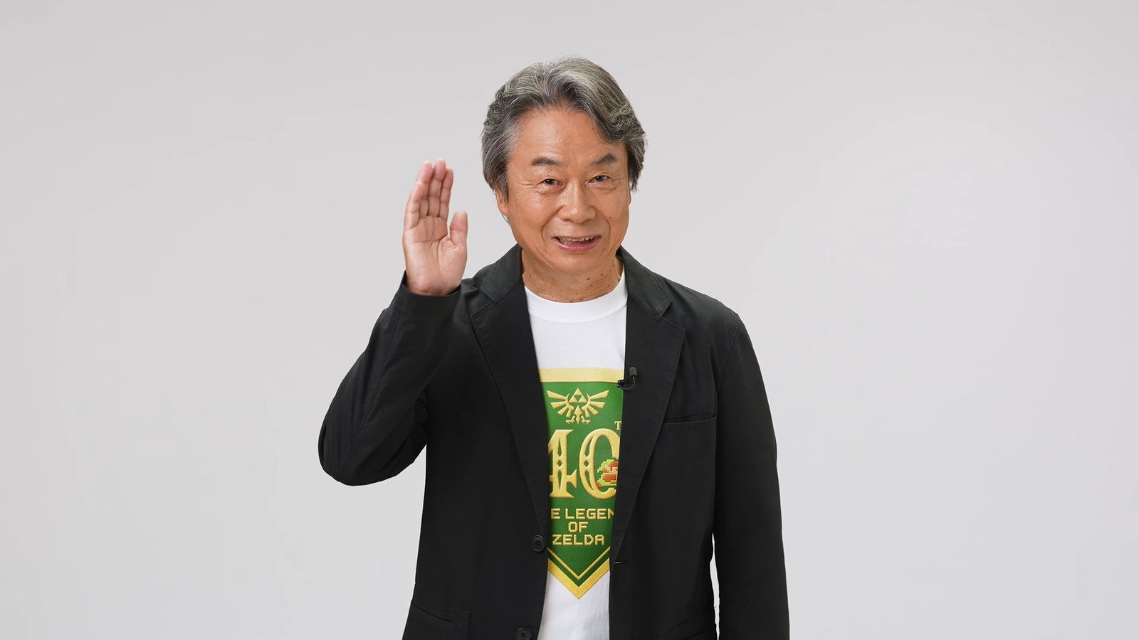 Shigeru Miyamoto, à l'occasion du 40ᵉ anniversaire de Zelda. © Nintendo