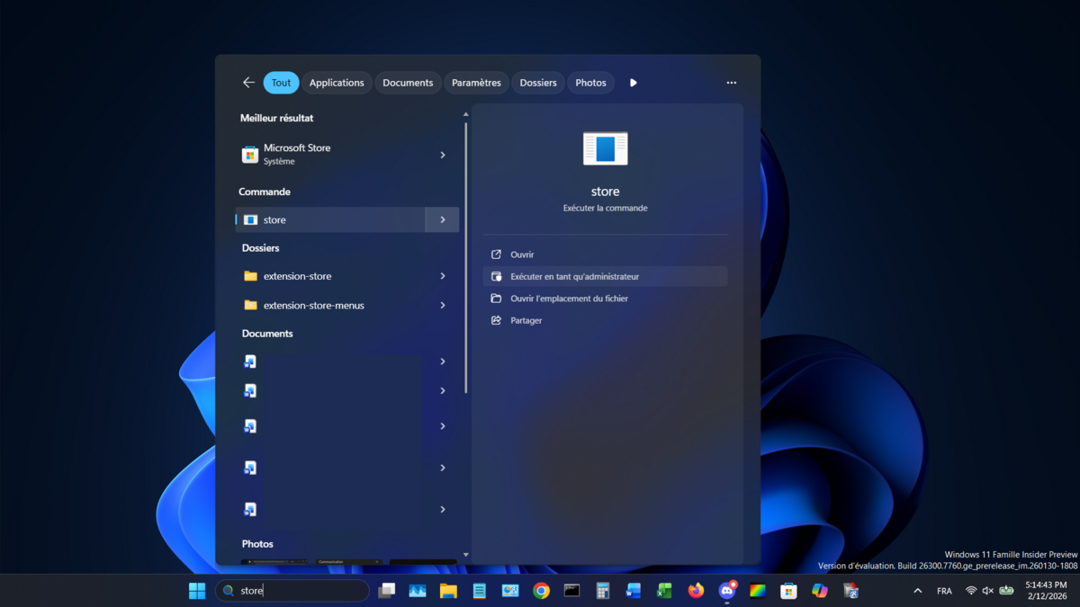 Le Microsoft Store troque ses boutons contre des commandes. Du moins, pour celles et ceux qui préfèrent. © Clubic