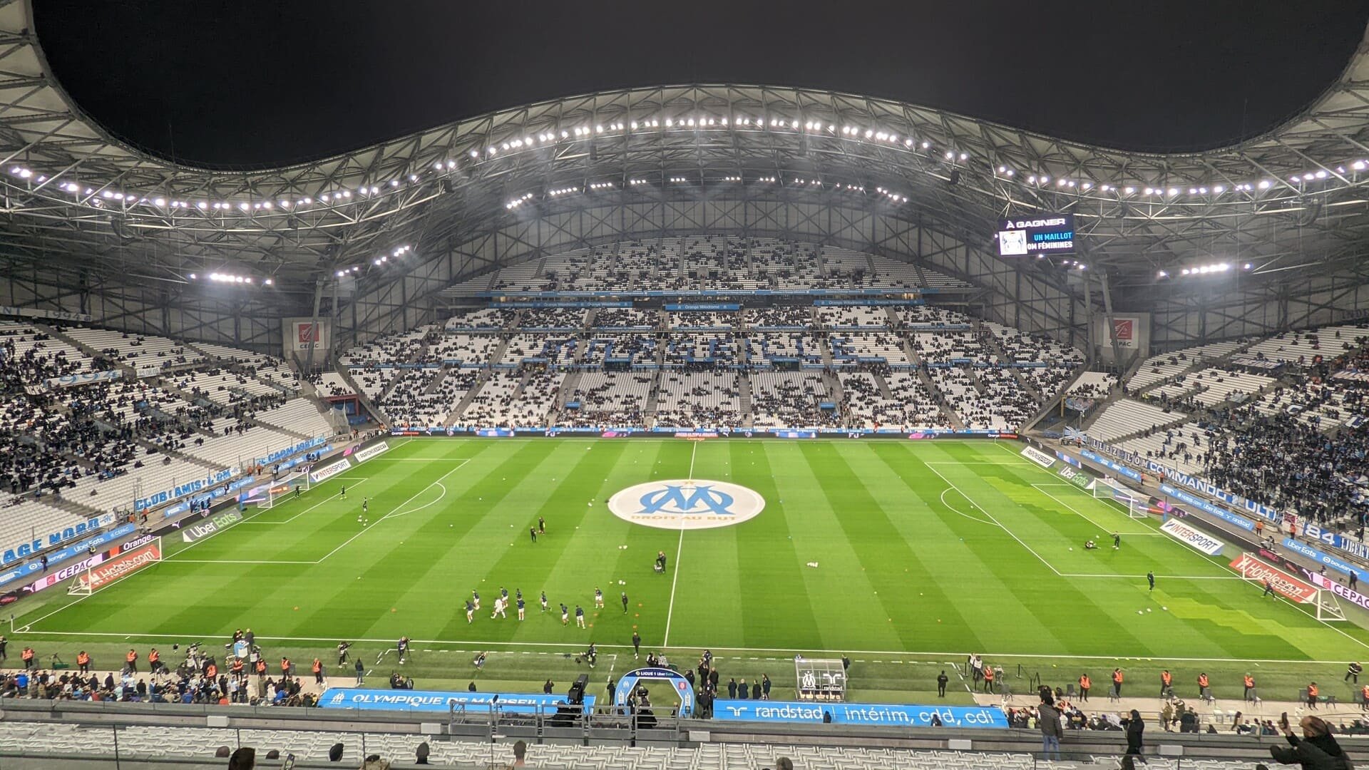 Le Stade Vélodrome de Marseille, où l'OM recevra le Paris Saint-Germain dimanche 20 septembre à 20h45 pour le classique, diffusé en exclusivité sur Ligue 1+. © Alexandre Boero / Clubic