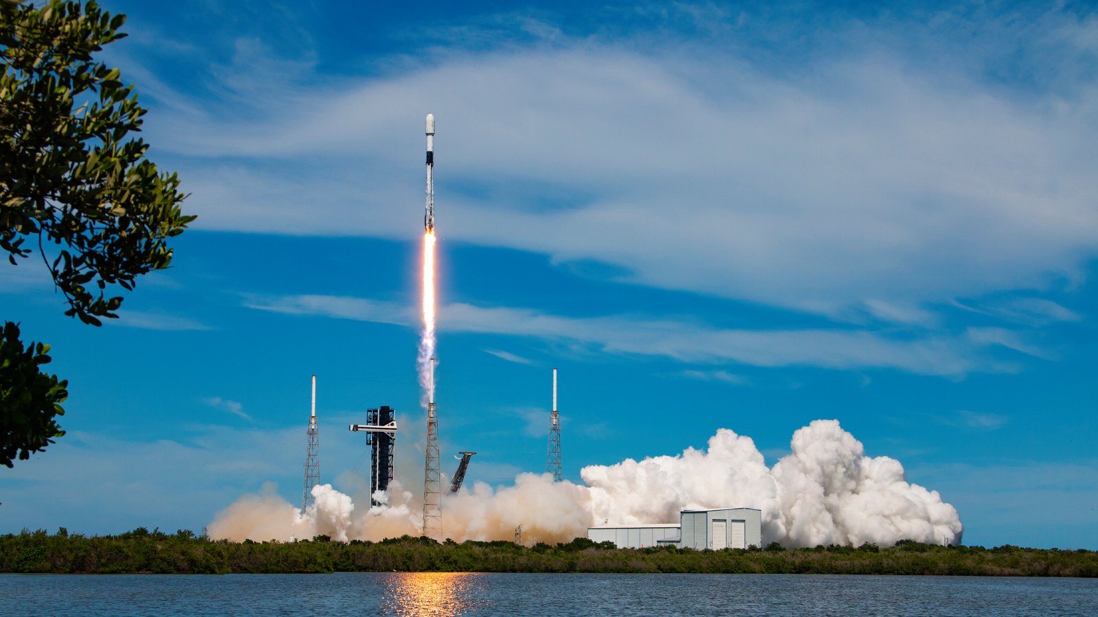La fusée Falcon 9 lors de la 700e mission de la gamme Falcon. ©SpaceX