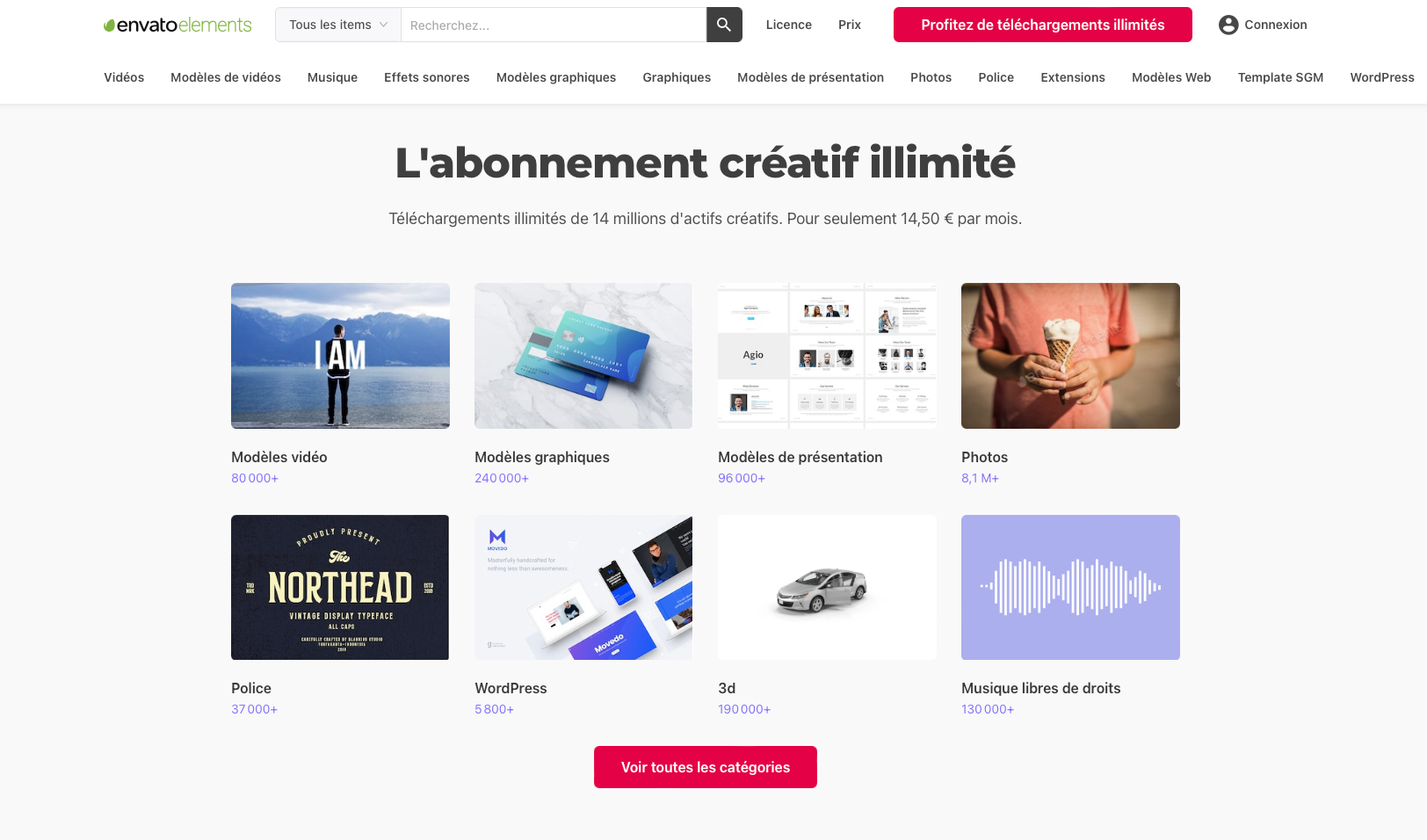 Envato Elements Screen 1