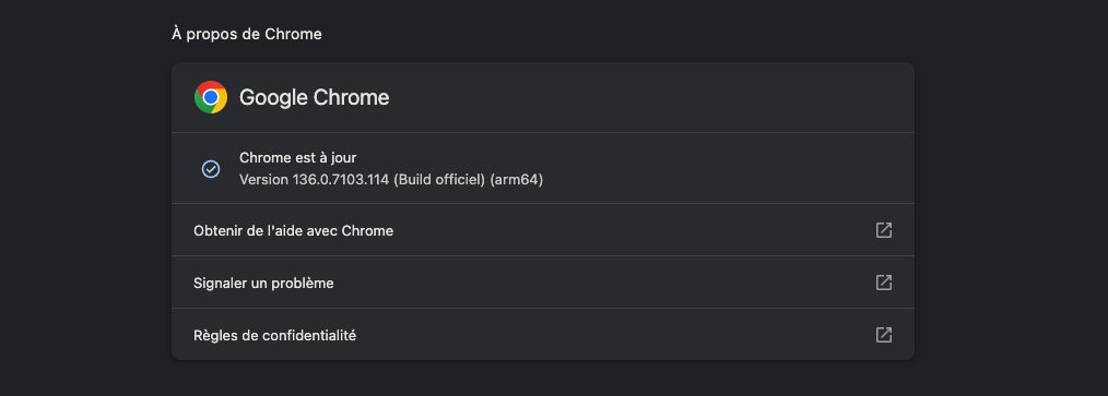 Mettez à jour votre navigateur Google Chrome sans attendre. © Clubic