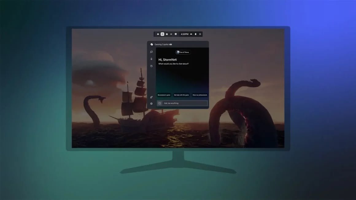 L'entreprise de Redmond précise que si l'outil peut analyser votre écran, les images ne servent qu'à comprendre le contexte du jeu. © Microsoft
