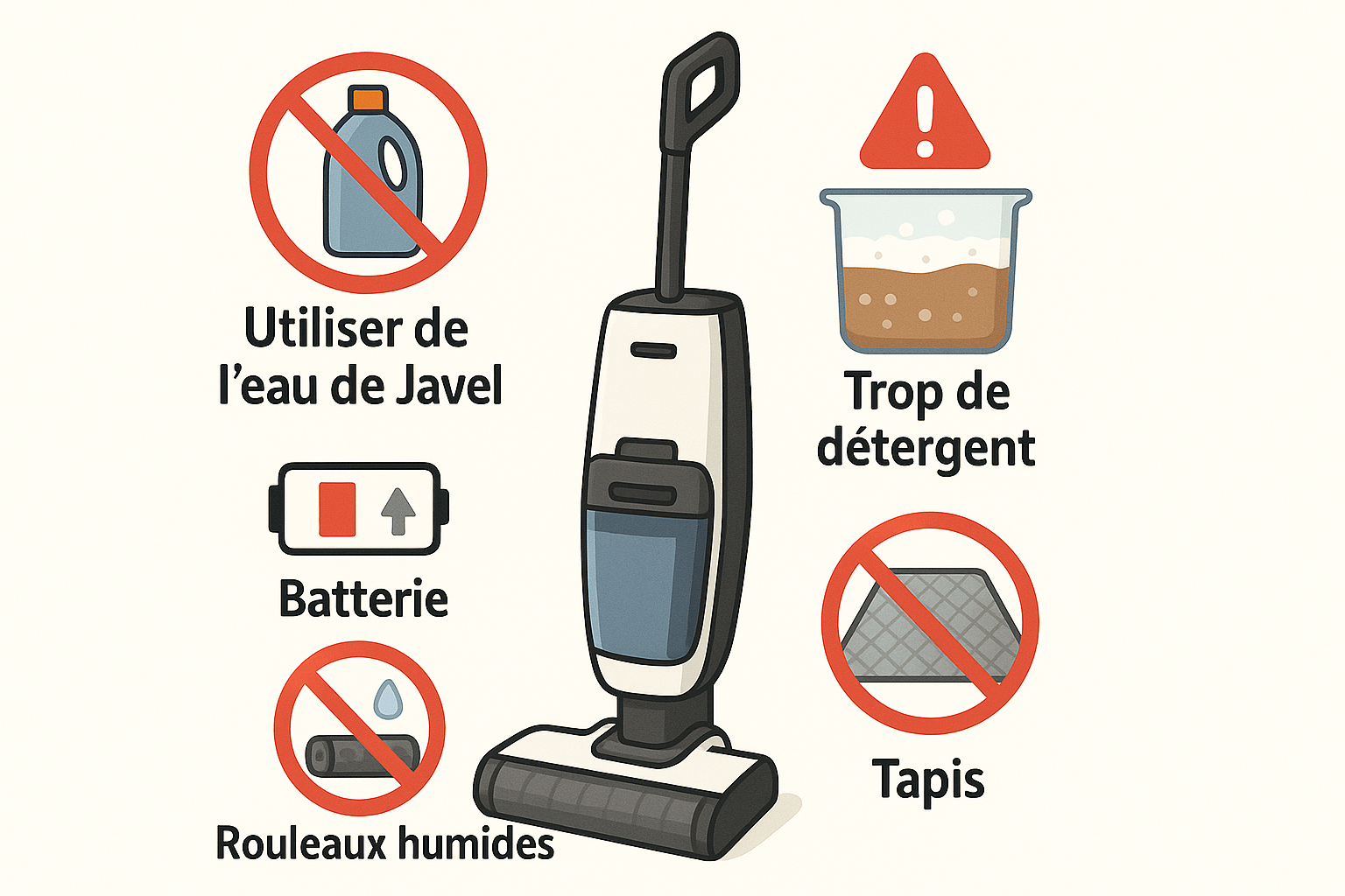Quelques erreurs classiques à éviter lorsqu'on utilise un aspirateur laveur © Clubic