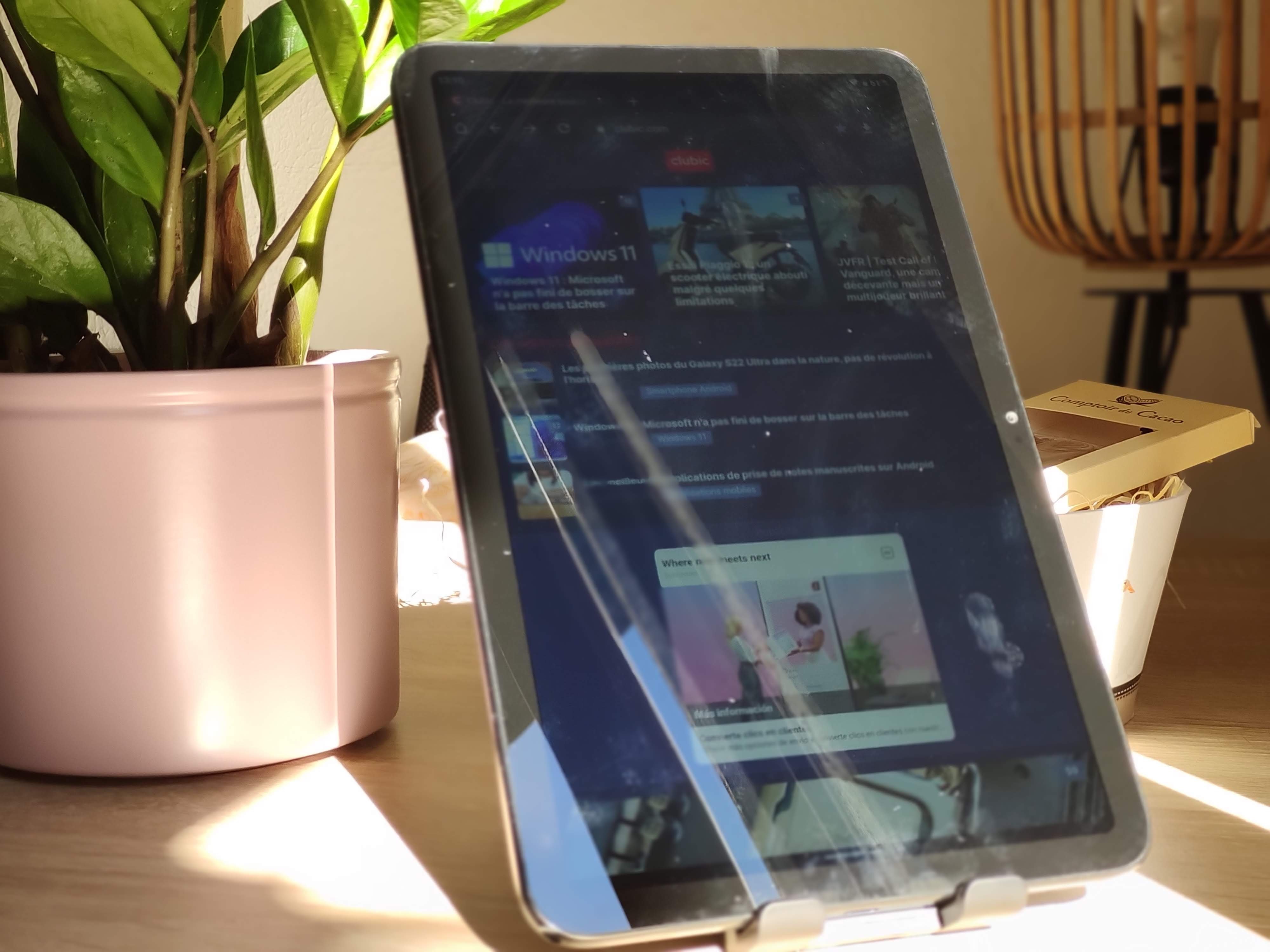 La Nokia T20 ne déçoit pas côté design © Alexandre Schmid pour Clubic