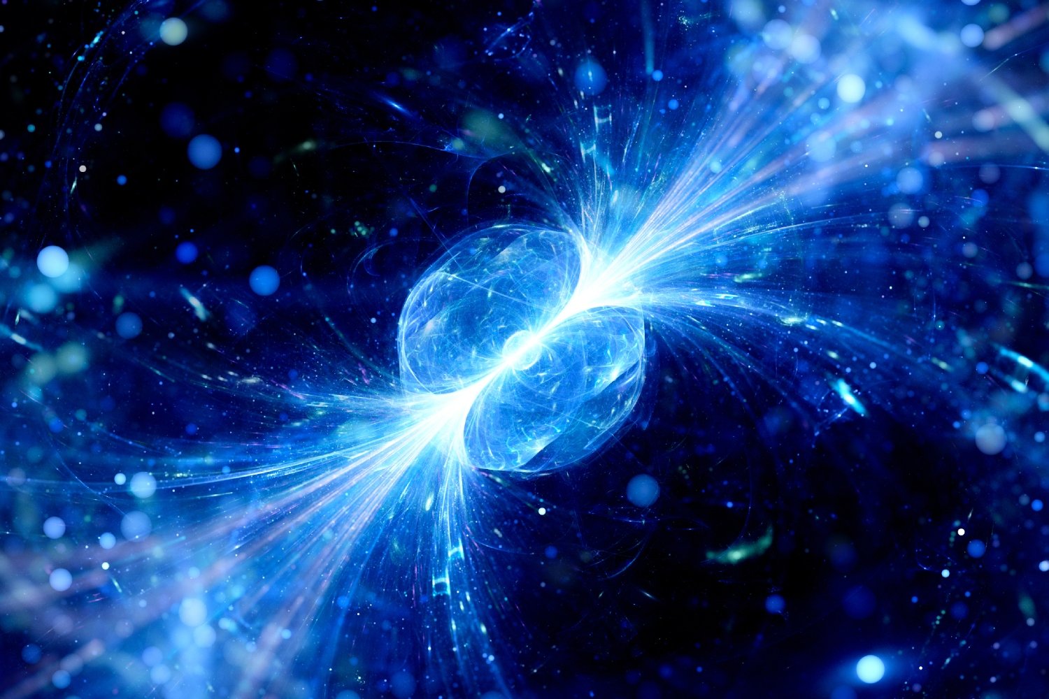 Vue d'artiste de rayons gamma. ©sakkmesterke / Shutterstock.com