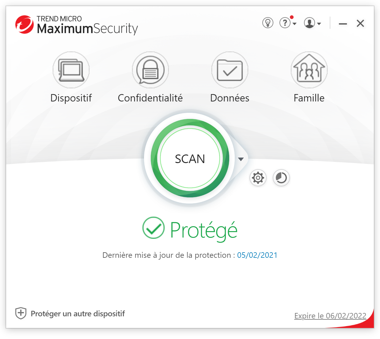 Trend Micro Maximum Security - Scan