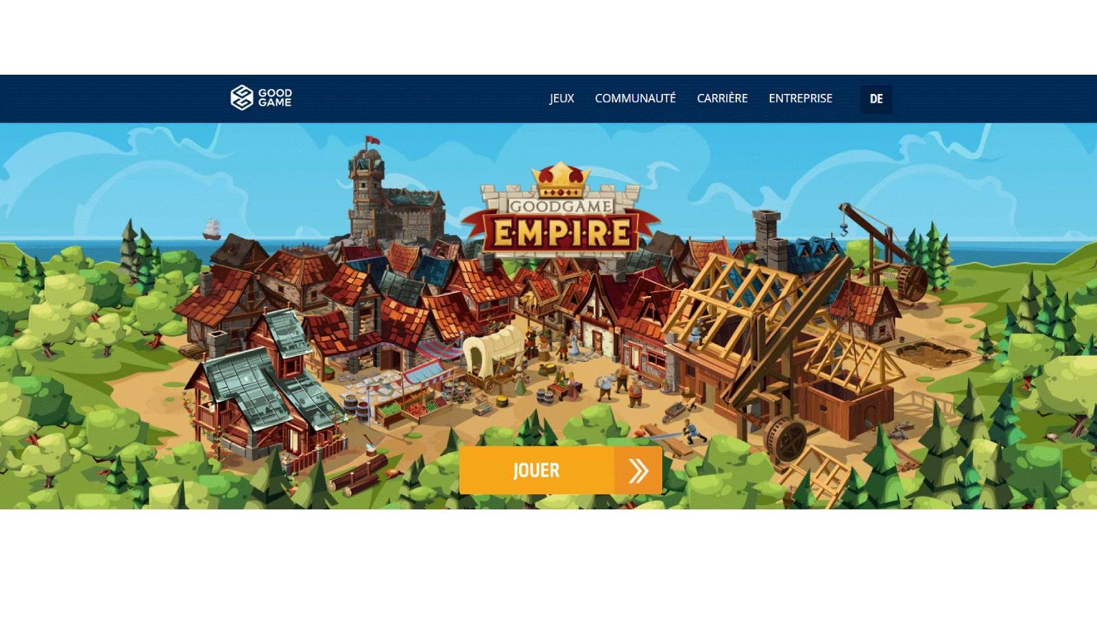 Goodgame Empire est un MMO de stratégie où vous développez votre château, gérez vos ressources, formez une armée et affrontez d’autres joueurs. © Goodgame Studios