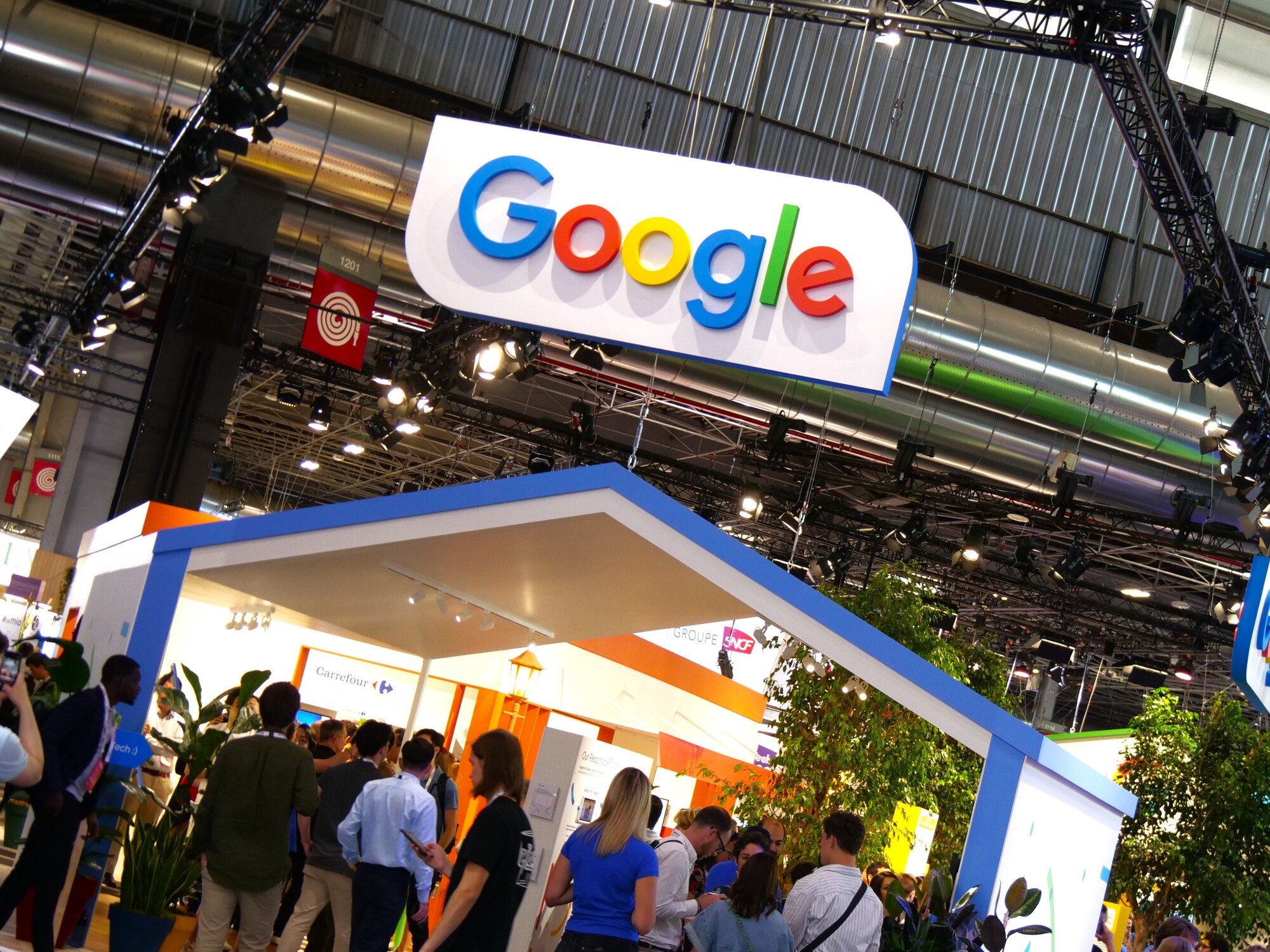 Une partie de l'espace Google, ici à VivaTech en 2023 © Alexandre Boero pour Clubic