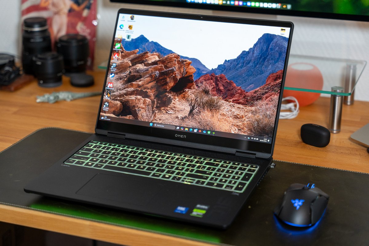 Le HP OMEN Max 16 est l'une des bonnes surprises de 2025 sur le marché du laptop gaming. ©Nathan Le Gohlisse pour Clubic