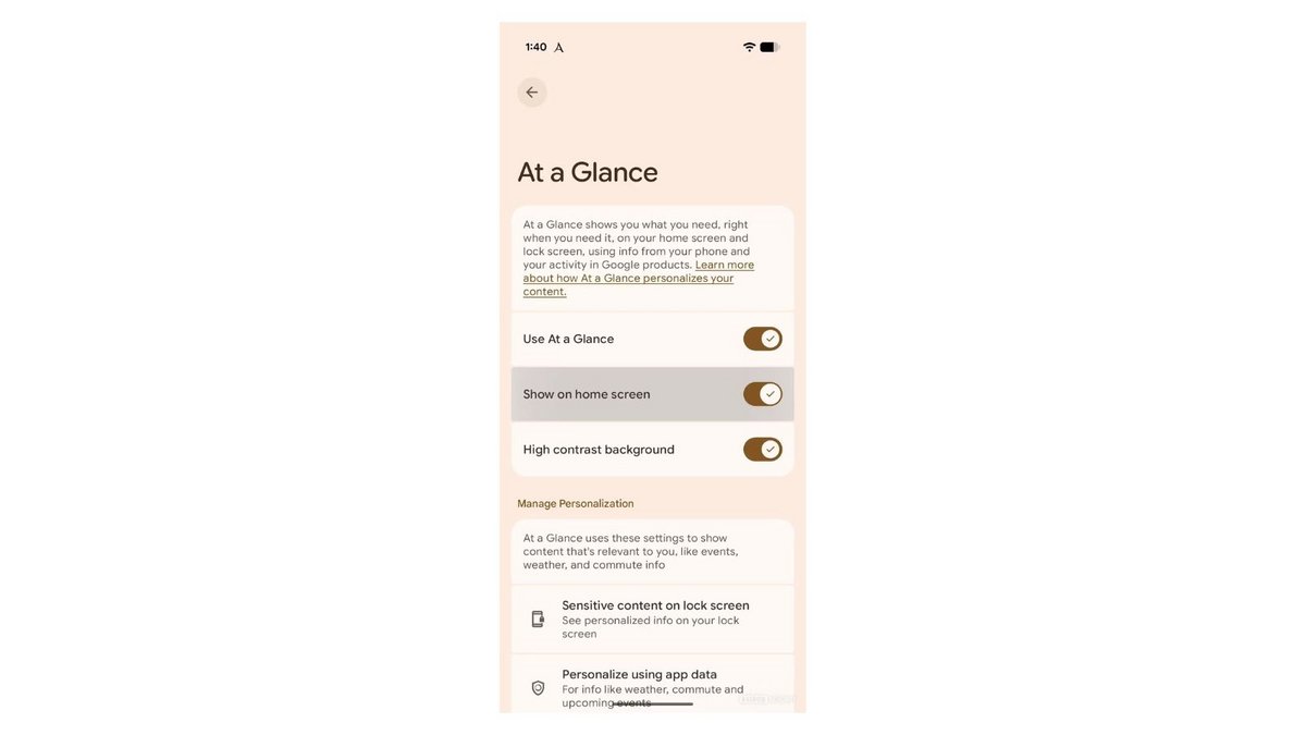 Masquer l'Aperçu Pixel pourrait bientôt devenir possible. ©Google / Android Authority