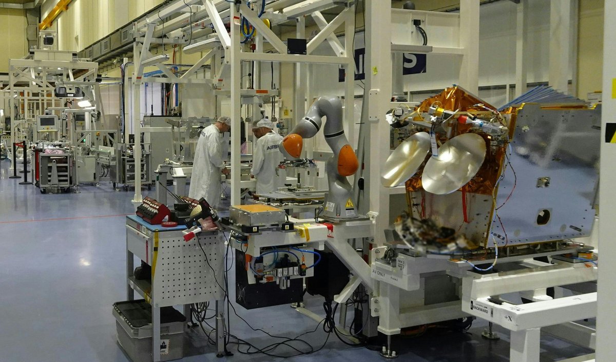 Toulouse devient, avec Airbus, le centre névralgique des satellites OneWeb en Europe. © Airbus