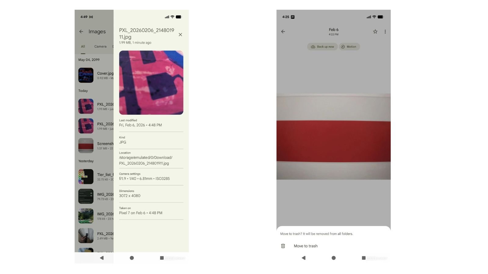 Une alerte discrète mais bien présente. ©Google / Android Authority