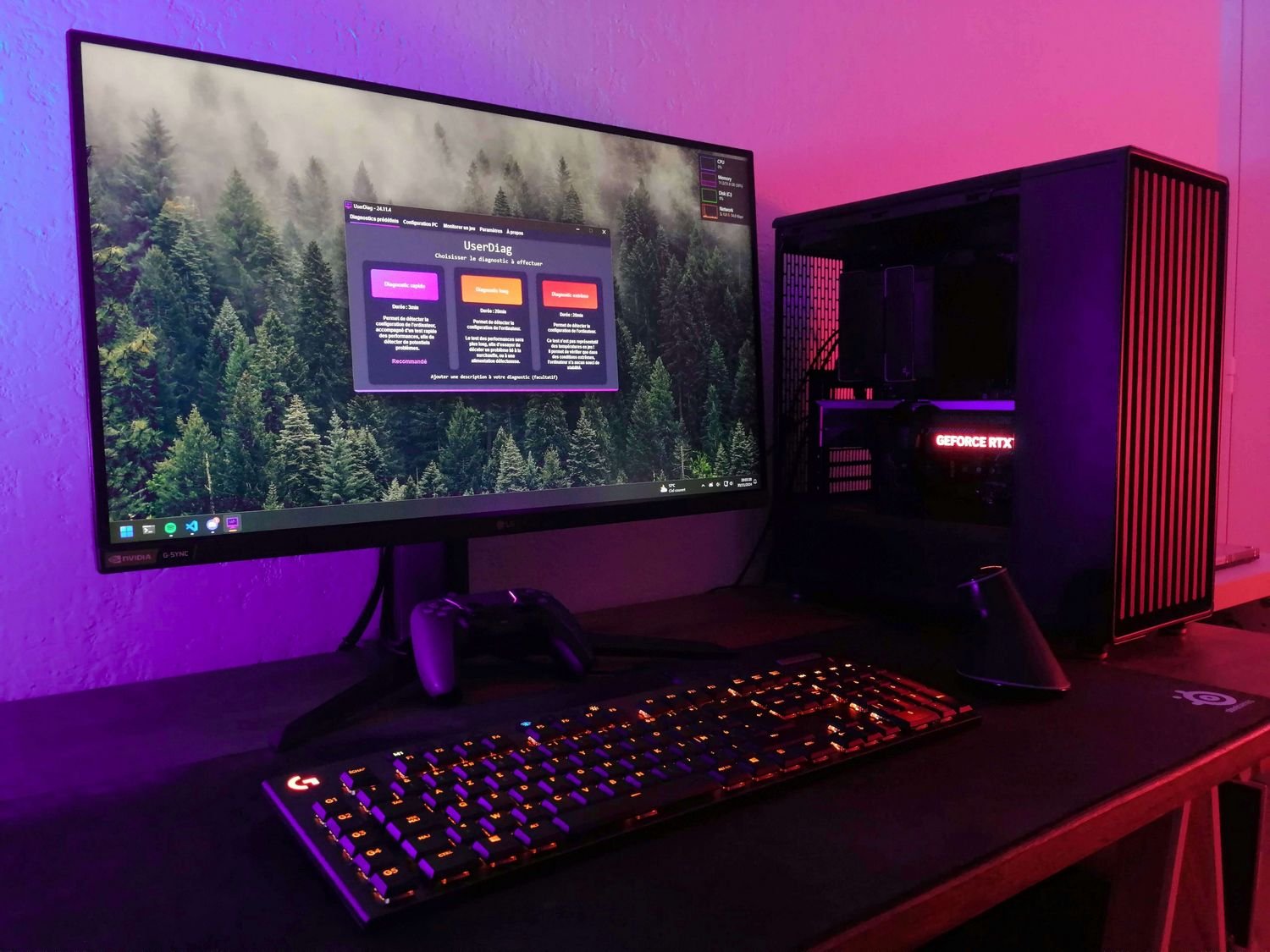 UserDiag sollicite les principaux composants d’un ordinateur Windows afin de relever températures, fréquences et comportements anormaux. Le rapport obtenu facilite ensuite le partage des résultats avec une personne chargée du diagnostic. © SkyEmie