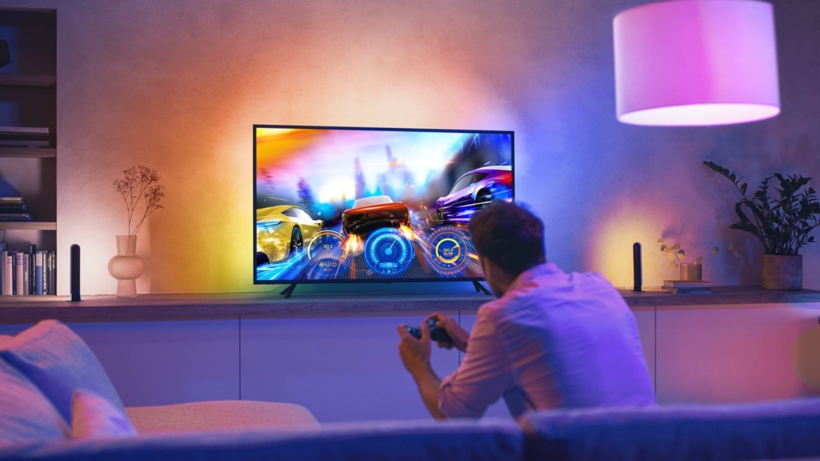 Le système Ambilight disponible sur certains téléviseurs LG © Philips