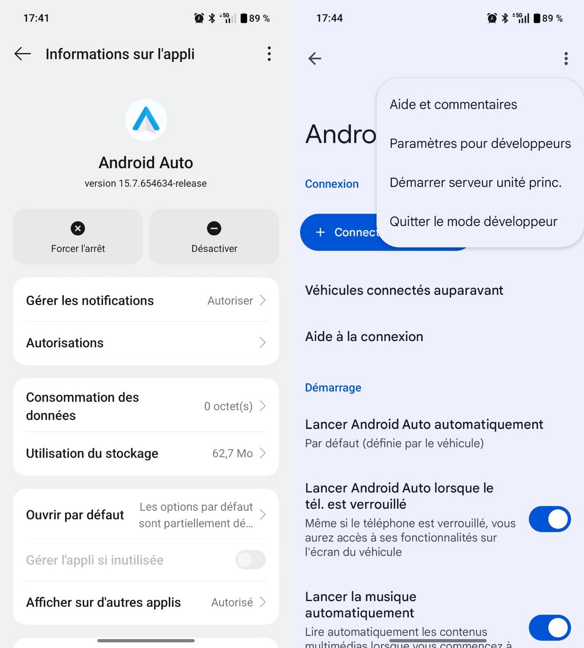 Les options sont faciles à trouver. ©Charles Gouin-Peyrot pour Clubic