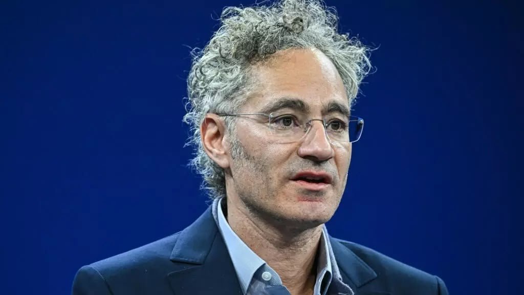 Le patron de Palantir, Alex Karp, le 20 janvier 2026, à Davos, en Suisse © Fabrice COFFRINI / AFP