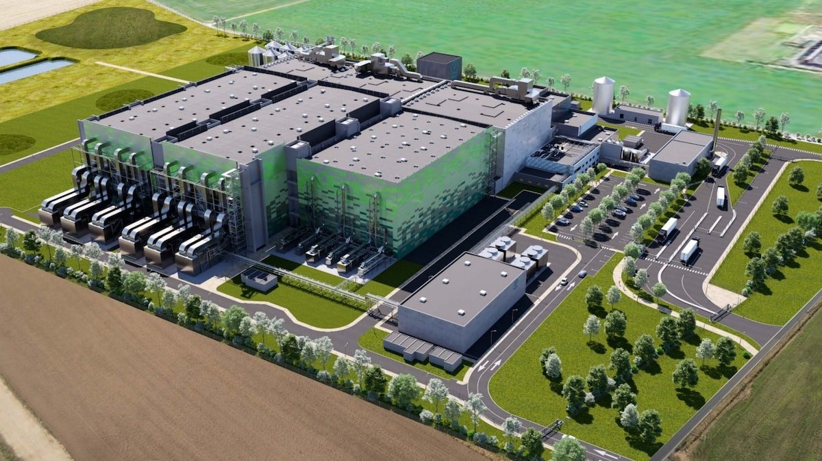 La startup avait lancé l'Ÿnfarm, présentée comme la plus grande ferme d'insectes du monde, à Poulainville près d'Amiens. © Ynsect