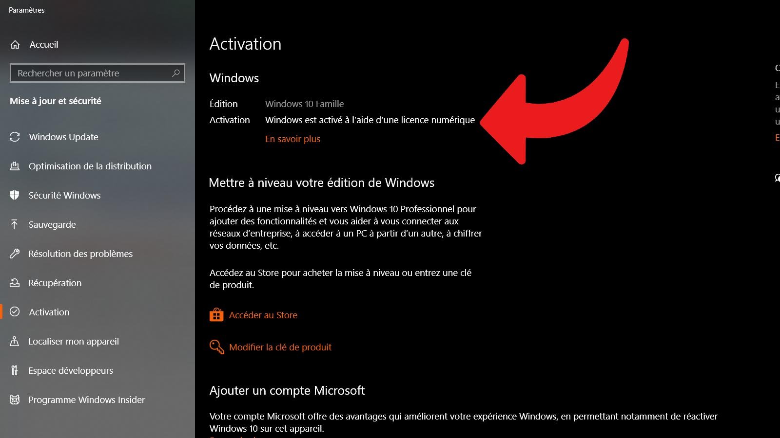 Activer Windows 10
